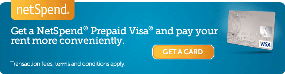Netspend Prepaid Visa Debit Card